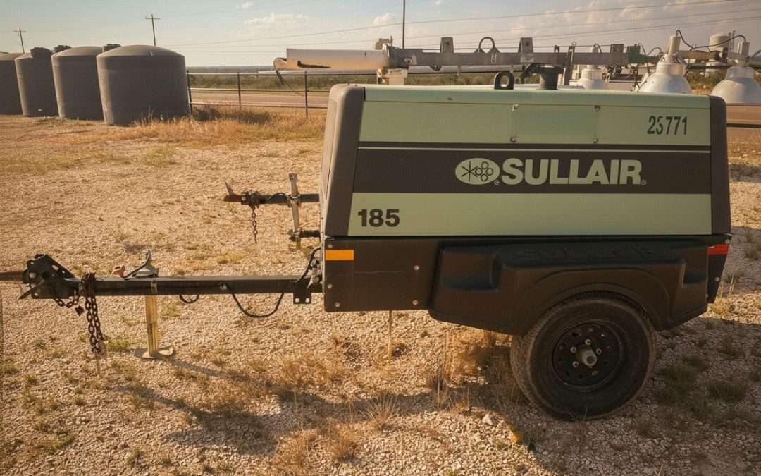 Sullair 185 CFM Mobile Mounted for sale.