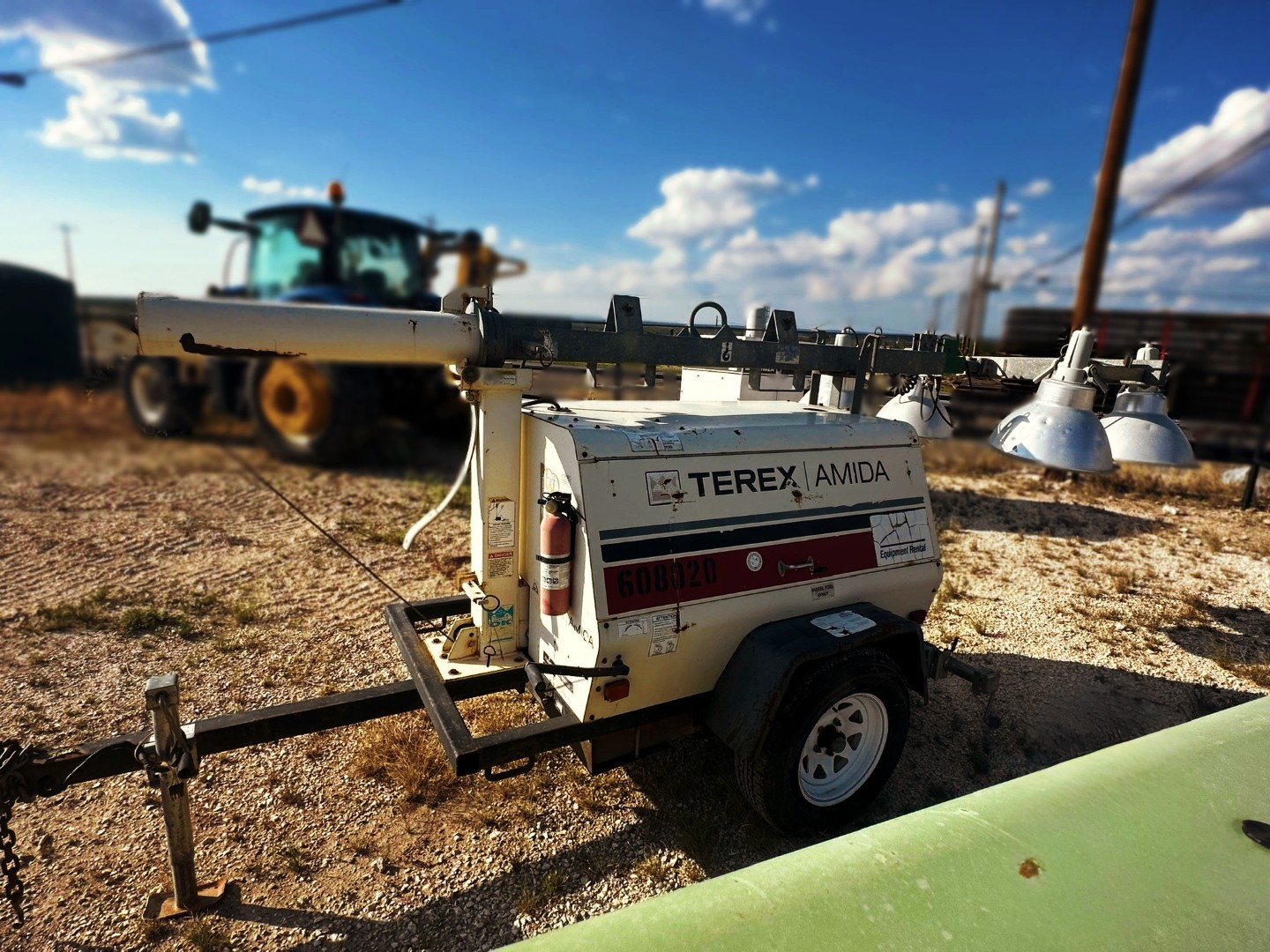 TeRex-Amida-AL4000-3 Well-maintained used Terex Amida AL4000 jobsite light tower ready for work