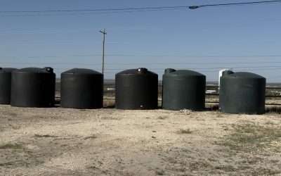 New Norwesco 2,500-Gallon Dark Green and Black Poly Tanks – For Sale